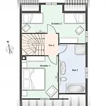 펜션 Reetkate & Strohhuette Reetdachhaus Reetkate