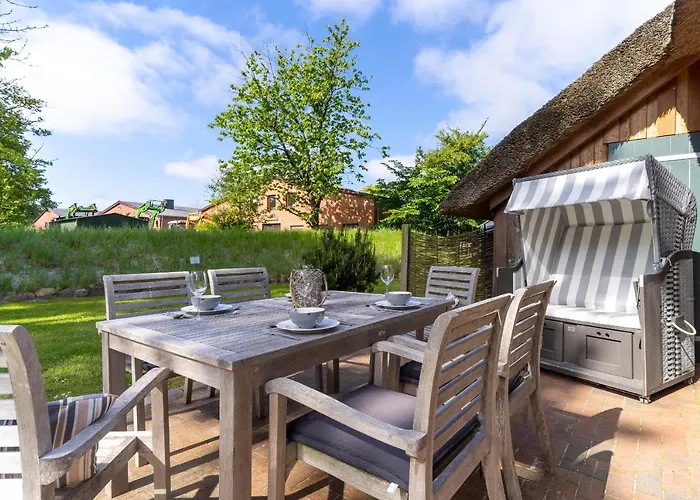 Reetkate & Strohhuette Reetdachhaus Reetkate Feriehus *